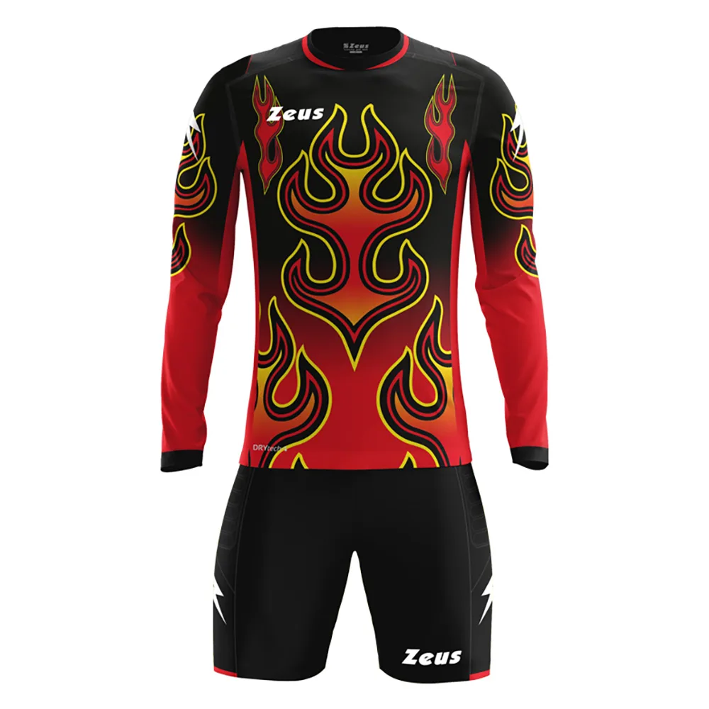 Set echipament portar Zeus Vintage, Rosu / Galben - imagine 1