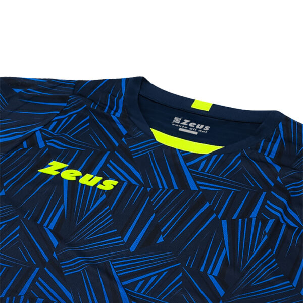 Set echipament fotbal Zeus Naxos, Bleumarin / Galben Fluo - imagine 3