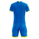 Set echipament fotbal Zeus Naxos, Albastru Royal / Galben Fluo - imagine 2