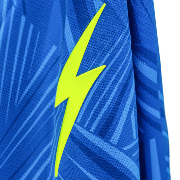 Set echipament fotbal Zeus Naxos, Albastru Royal / Galben Fluo - imagine 4