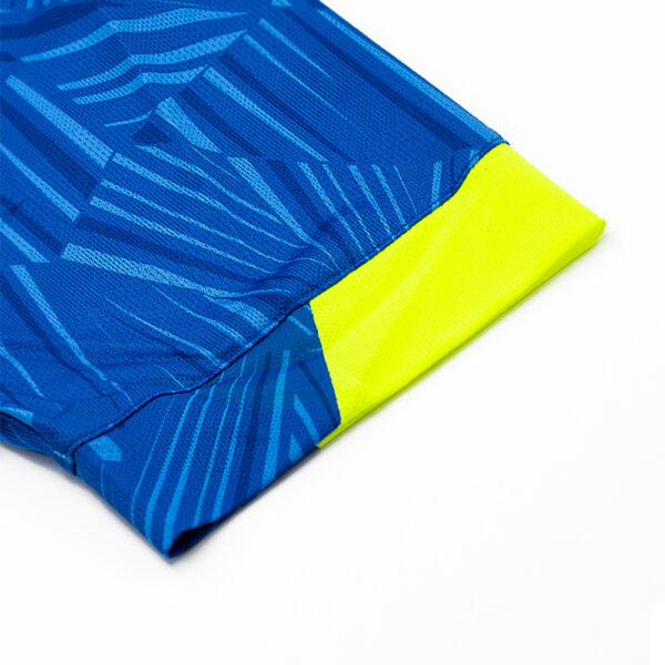 Set echipament fotbal Zeus Naxos, Albastru Royal / Galben Fluo - imagine 6