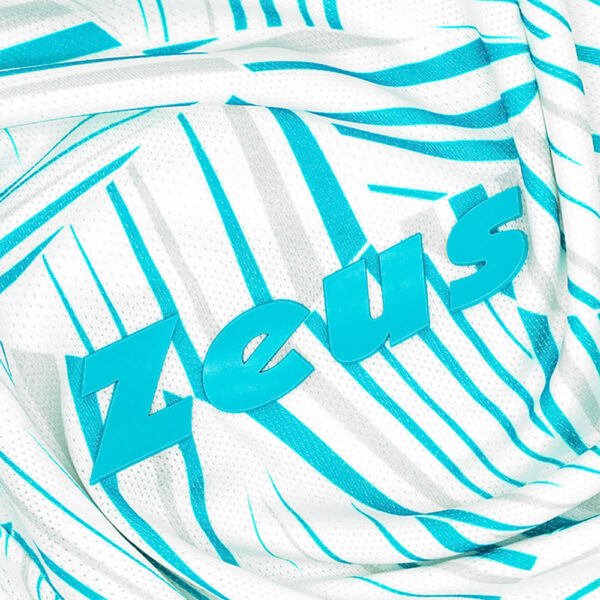 Set echipament fotbal Zeus Naxos, Alb / Turcoaz - imagine 4