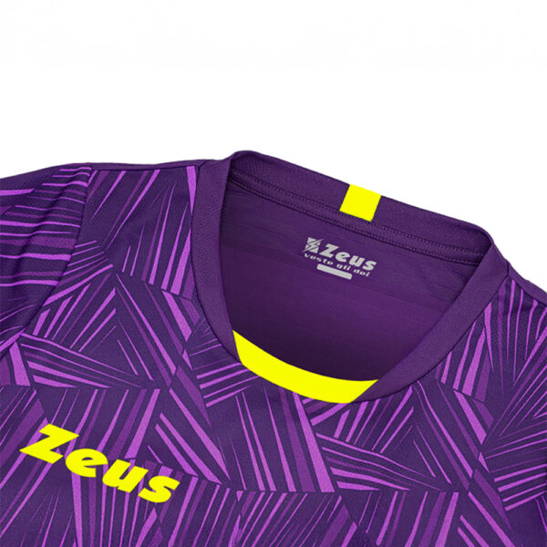 Set echipament fotbal Zeus Naxos, Mov / Galben Fluo - imagine 3