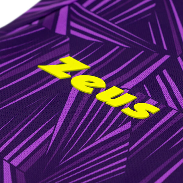 Set echipament fotbal Zeus Naxos, Mov / Galben Fluo - imagine 4