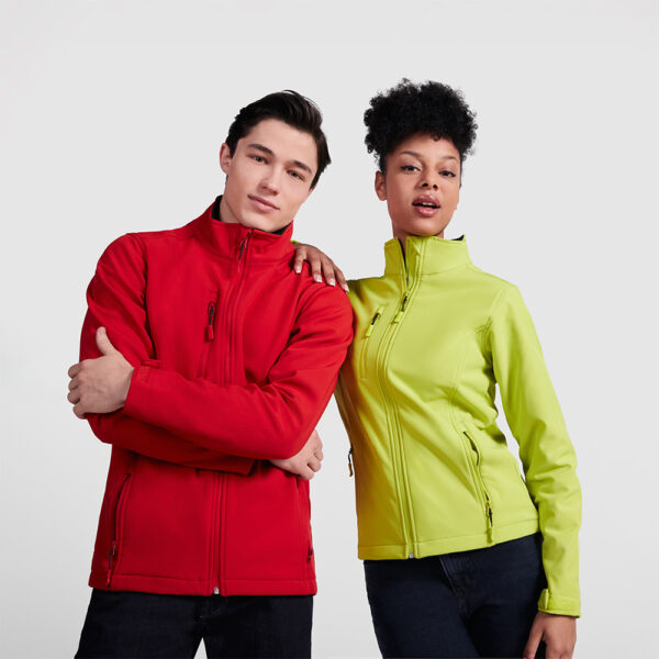 Jacheta softshell Nebraska, Verde Lime - imagine 5