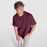 Tricou bumbac Bull, Visiniu - imagine 2