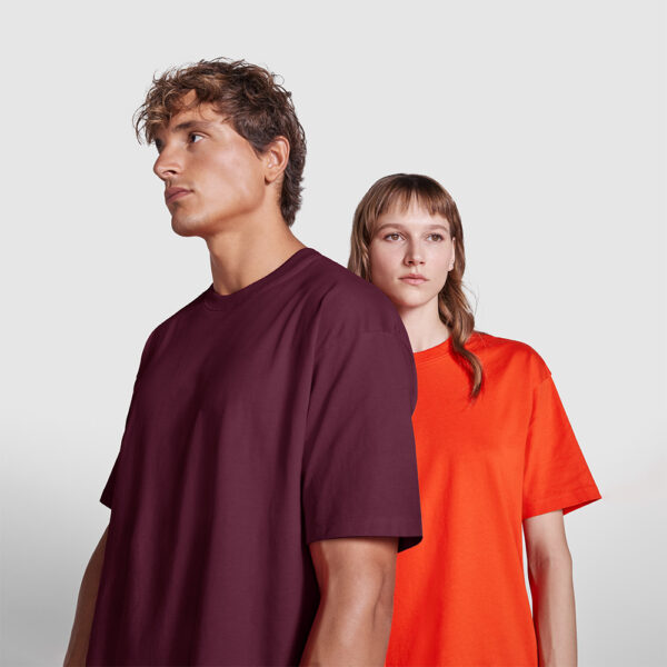 Tricou bumbac Bull, Portocaliu - imagine 3