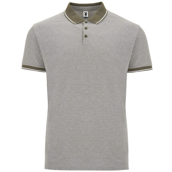 SOFIA ANTRACITA Tricou polo bumbac Bowie, Khaki - imagine 1