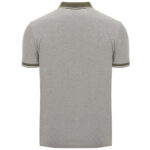 Tricou polo bumbac Bowie, Khaki - imagine 2