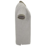 Tricou polo bumbac Bowie, Khaki - imagine 4