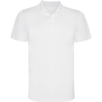 Tricou polo Monzha, Alb