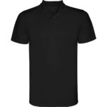 Tricou polo Monzha, Negru