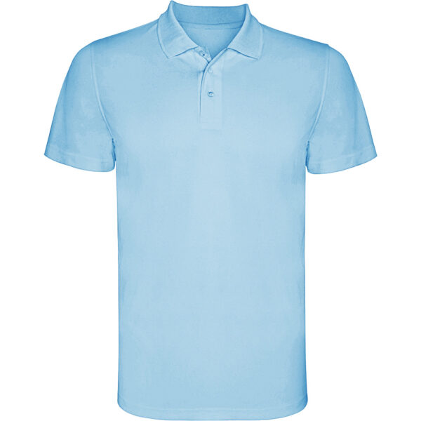 Tricou polo Monzha, Albastru sky - imagine 1