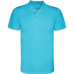 Tricou polo Monzha, Turcoaz