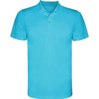 Tricou polo Monzha, Turcoaz