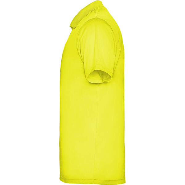 Tricou polo Monzha, Galben Fluo - imagine 3