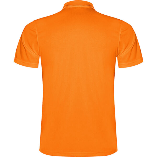 Tricou polo Monzha, Portocaliu Fluo - imagine 2