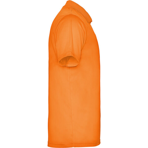 Tricou polo Monzha, Portocaliu Fluo - imagine 4