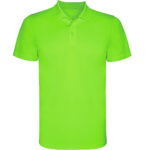 Tricou polo Monzha, Verde Lime - imagine 5