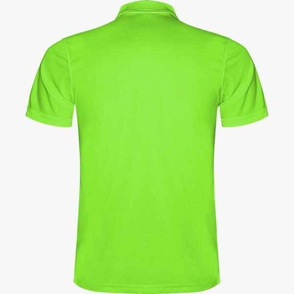 Tricou polo Monzha, Verde Lime - imagine 6