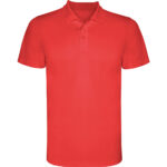 Tricou polo Monzha, Rosu