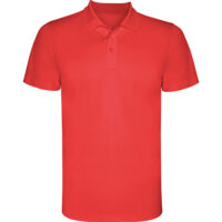 Tricou polo Monzha, Rosu