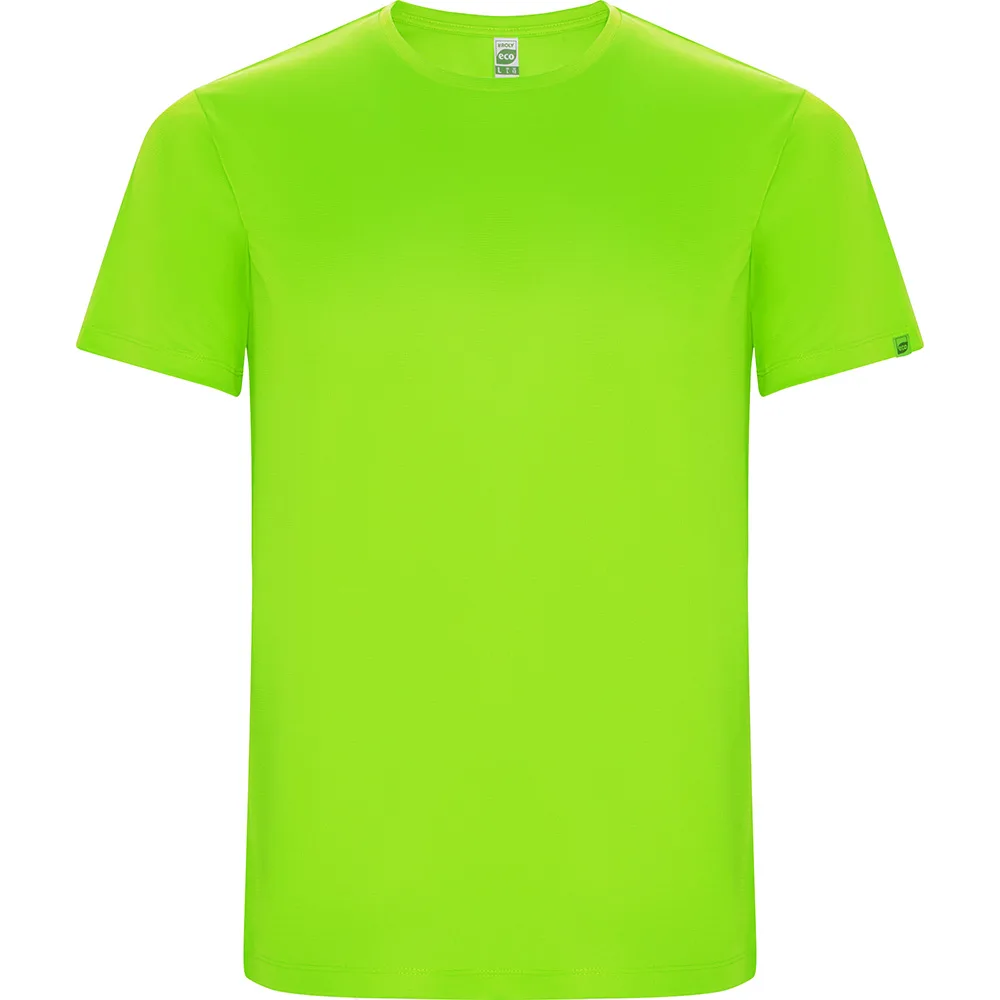 Tricou sport Imola, Verde Fluo - imagine 1