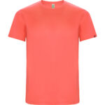Tricou sport Imola, Coral Fluo