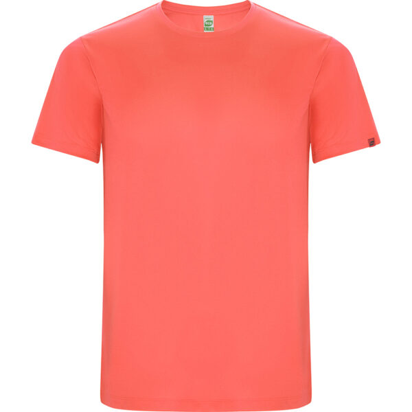 Tricou sport Imola, Coral Fluo - imagine 1