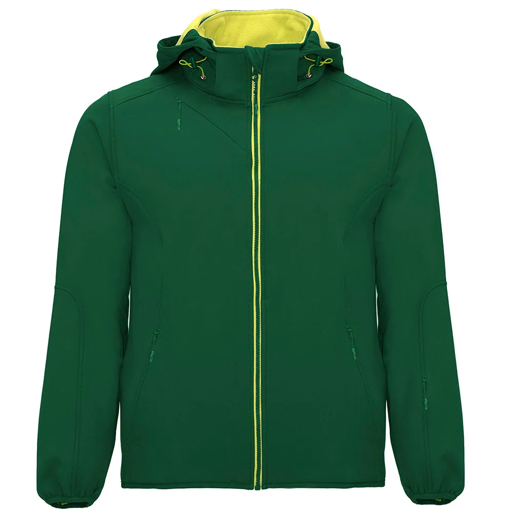 Jacheta softshell Siberia, Verde sticla - imagine 1