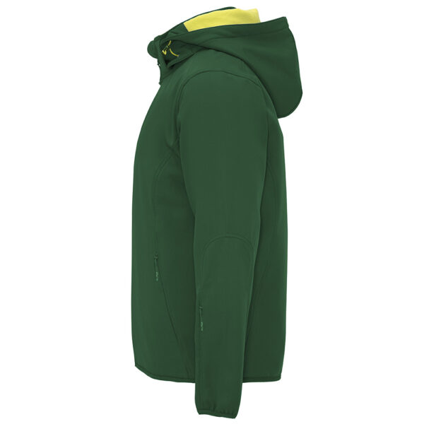 Jacheta softshell Siberia, Verde sticla - imagine 3