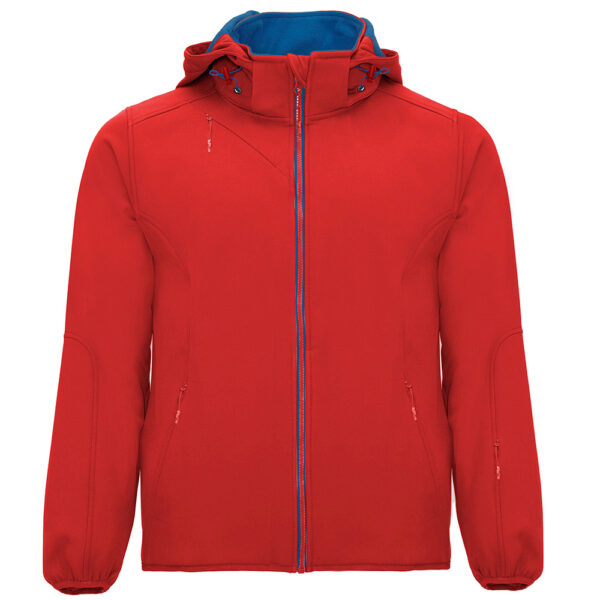 Jacheta softshell Siberia, Rosu - imagine 1