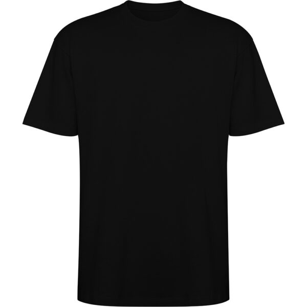 Tricou bumbac Bull, Negru - imagine 1