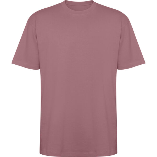 Tricou bumbac Bull, Rosu pal - imagine 1