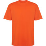 Tricou bumbac Bull, Portocaliu - imagine 5