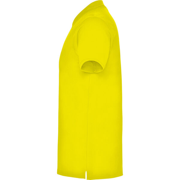 Tricou polo bumbac Star, Galben - imagine 3