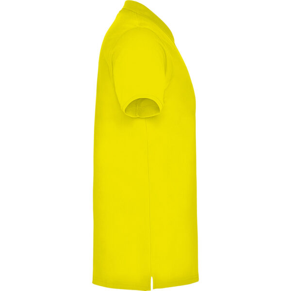 Tricou polo bumbac Star, Galben - imagine 4