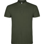 Tricou polo bumbac Star, Khaki