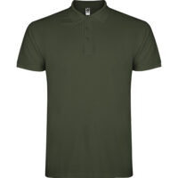 Tricou polo bumbac Star, Khaki