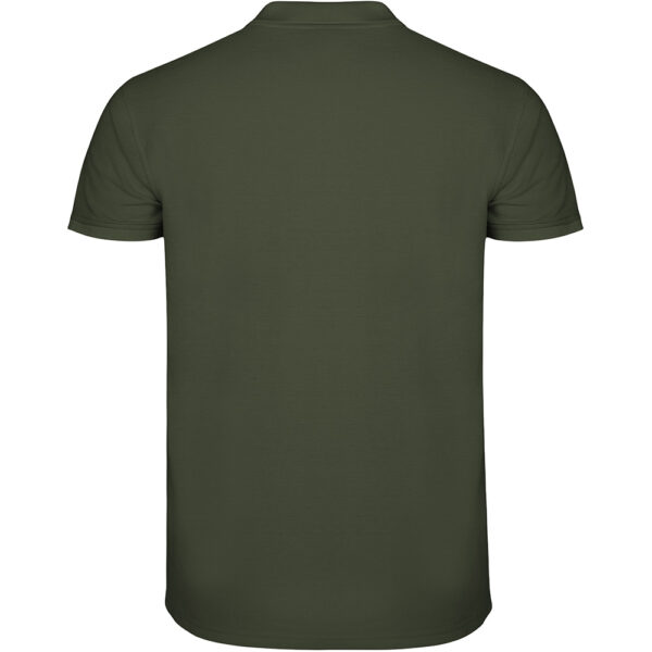 Tricou polo bumbac Star, Khaki - imagine 2