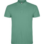 Tricou polo bumbac Star, Dark mint