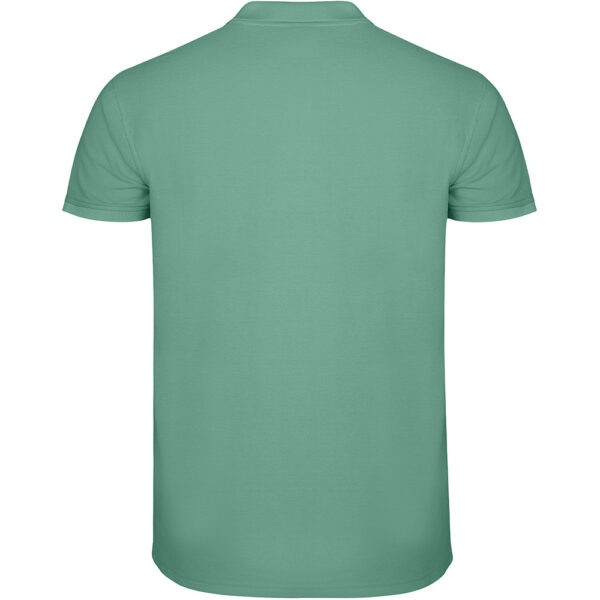Tricou polo bumbac Star, Dark mint - imagine 2