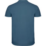 Tricou polo bumbac Star, Storm Blue - imagine 2