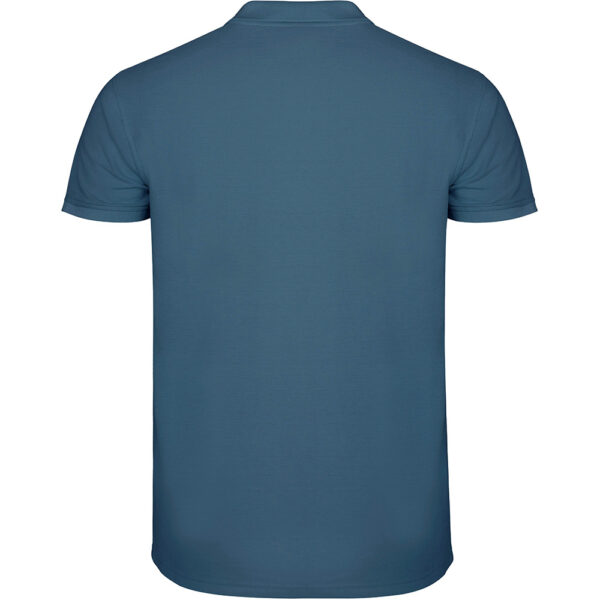 Tricou polo bumbac Star, Storm Blue - imagine 2