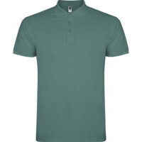 Tricou polo bumbac Star, Calm blue
