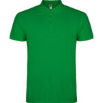 Tricou polo bumbac Star, Verde