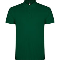 Tricou polo bumbac Star, Verde sticla
