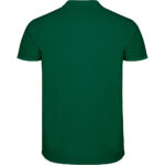 Tricou polo bumbac Star, Verde sticla - imagine 2