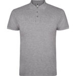 Tricou polo bumbac Star, Gri