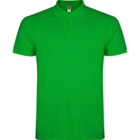 Tricou polo bumbac Star, Verde iarba
